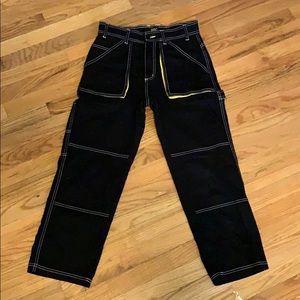 URBAN OUTFITTERS  CONTRAST STITCH JEANS